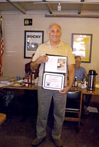 EYE-DAS presented Frank Salamone with the Humanitarian Award from the Glendora Coordinating Council Committee.