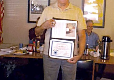 EYE-DAS presented Frank Salamone with the Humanitarian Award from the Glendora Coordinating Council Committee.